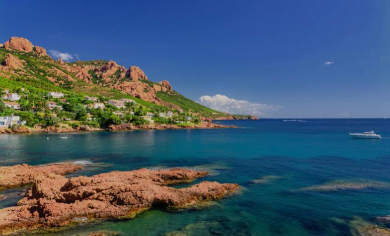 La Belle Vue-Charming Duplex Apartment With Sea View, 50 Meters From Beach And Private Parking Saint-Raphaël Dış mekan fotoğraf